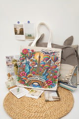 حقيبة توت مطبوعة — للتسوق و للعمل