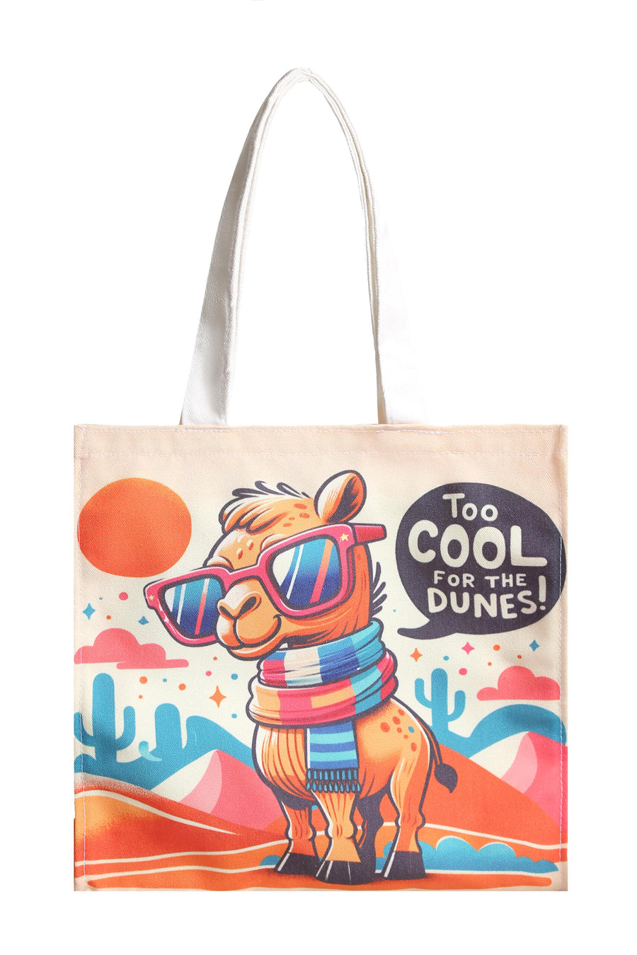 حقيبة توت بطباعة جمل — للتسوق و للعمل