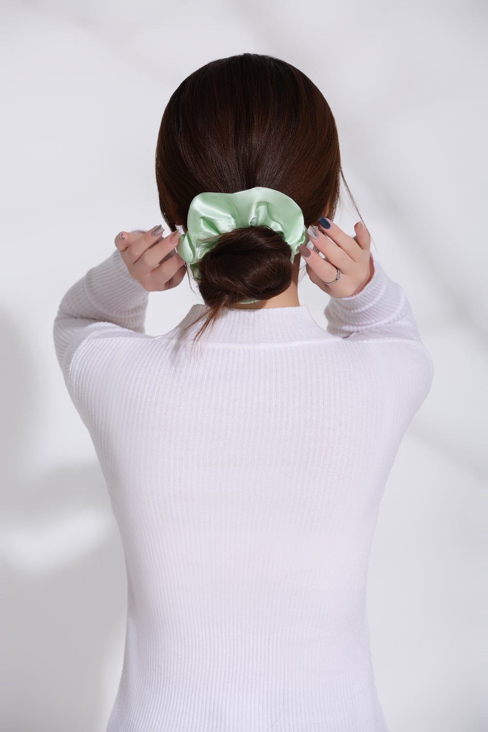 Mint Kiss Scrunchie