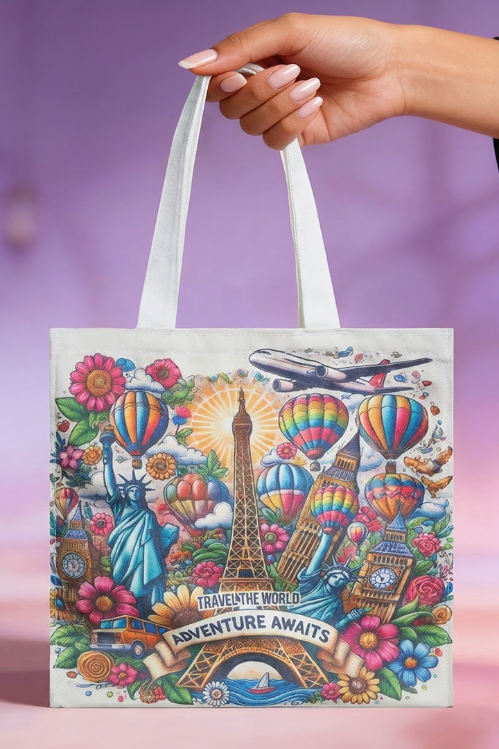 Adventure Awaits Tote Bag