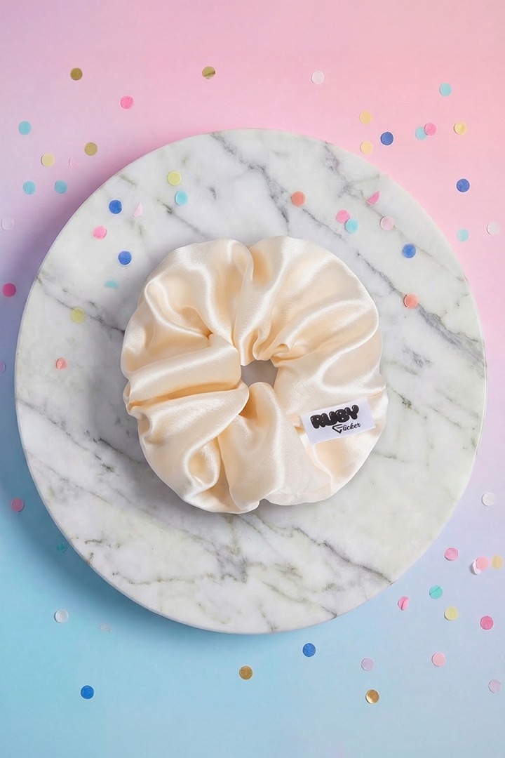 Bare Silk Scrunchie