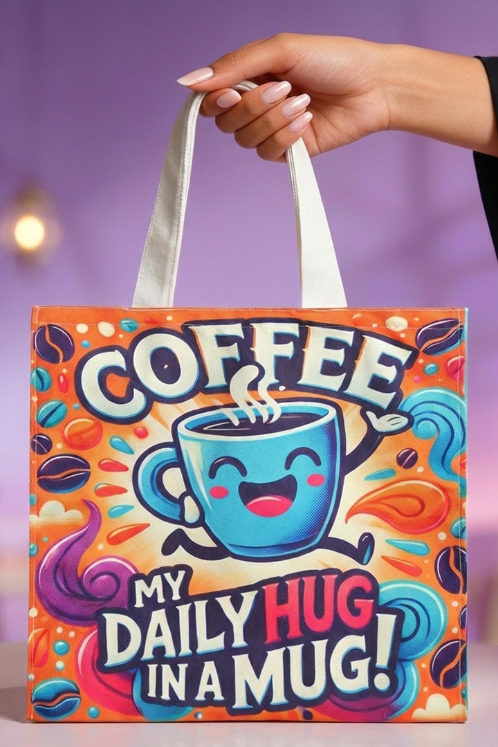 Coffee Hug Tote Bag