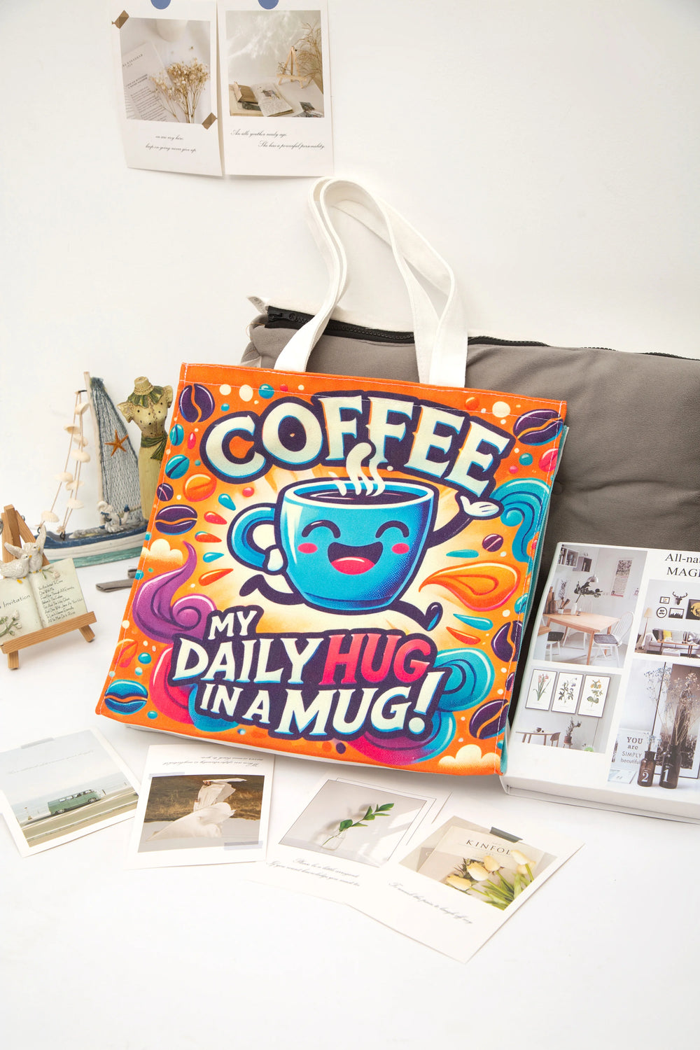 Coffee Hug Tote Bag