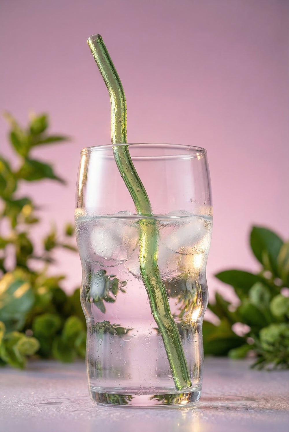 Olive Wave Straw