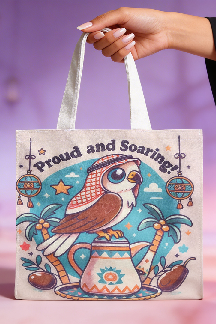 Proud Saqr Tote Bag