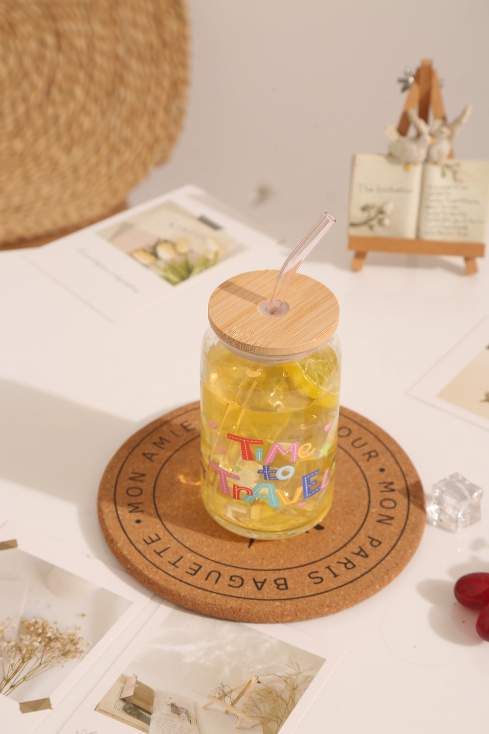 Travel Dream Glass Cup